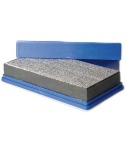 Pedra esmolar estoig blau
