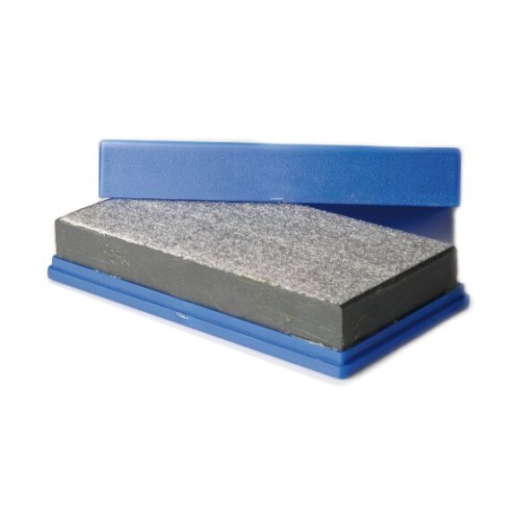 Pedra esmolar estoig blau
