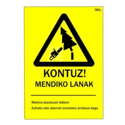 Cartell kontuz mendiko lanak