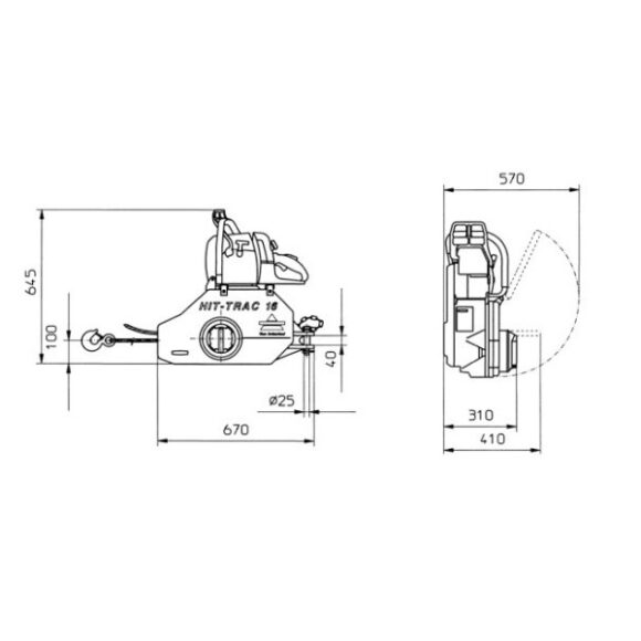 hi-trac 16 size