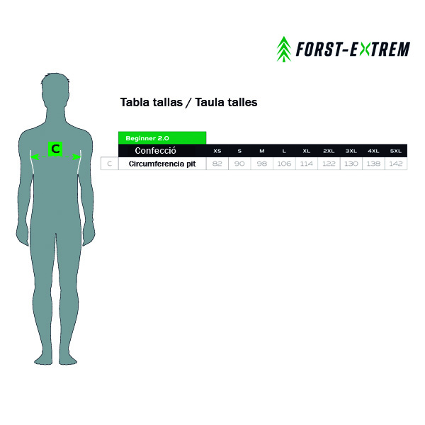 taula talles forst extrem